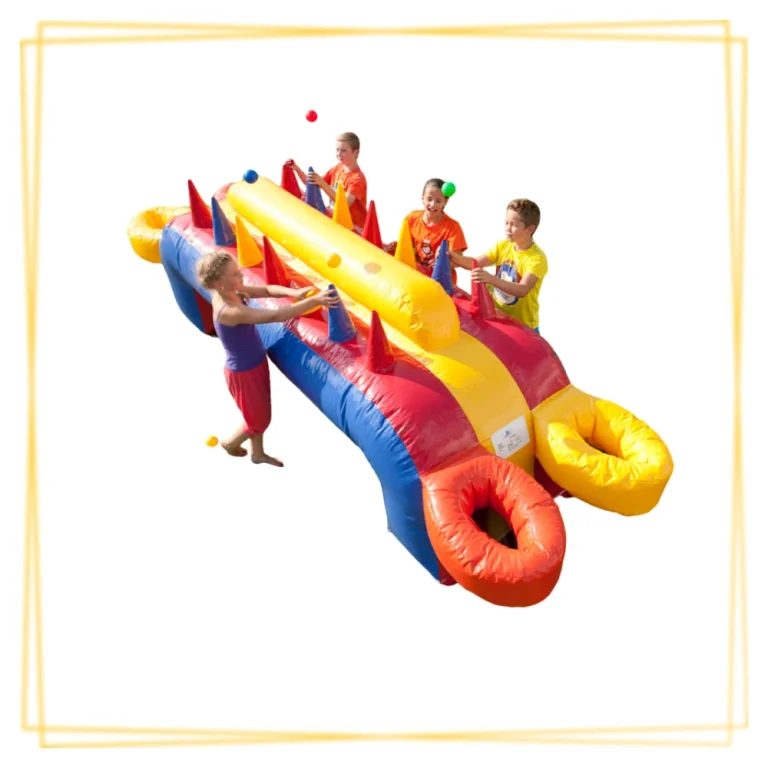 Jeu gonflable Air Ball pour enfants avec balles – animation ludique et sportive