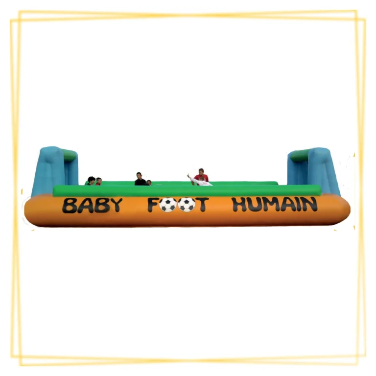 babyfoot humain gonflable animation sportive team building et événements