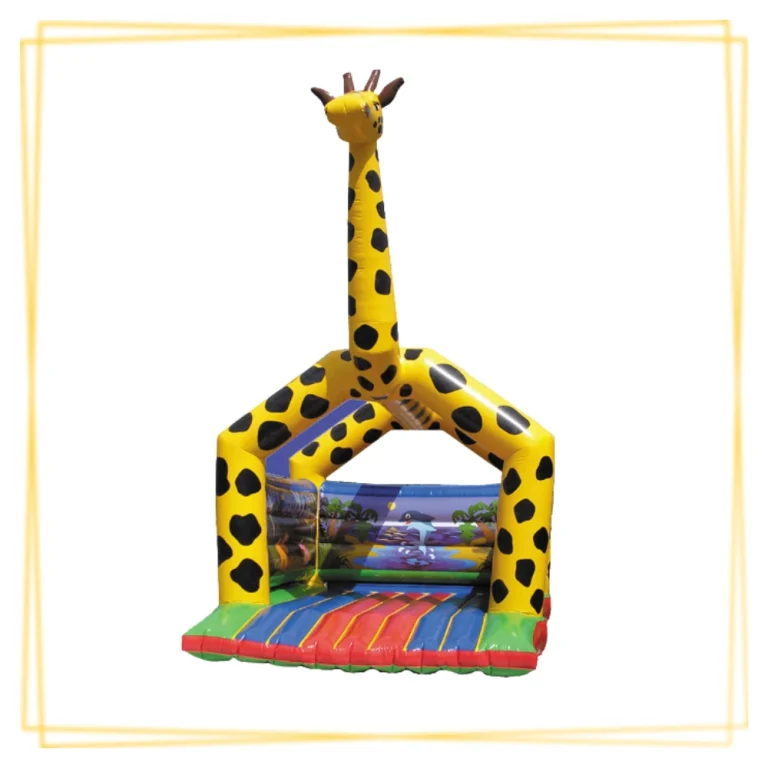 Château gonflable Girafe pour enfants
