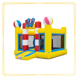 château gonflable Playa coloré pour enfants thème plage