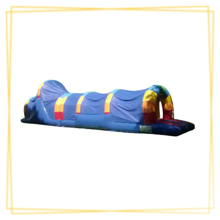 parcours arc en ciel gonflable pour enfants