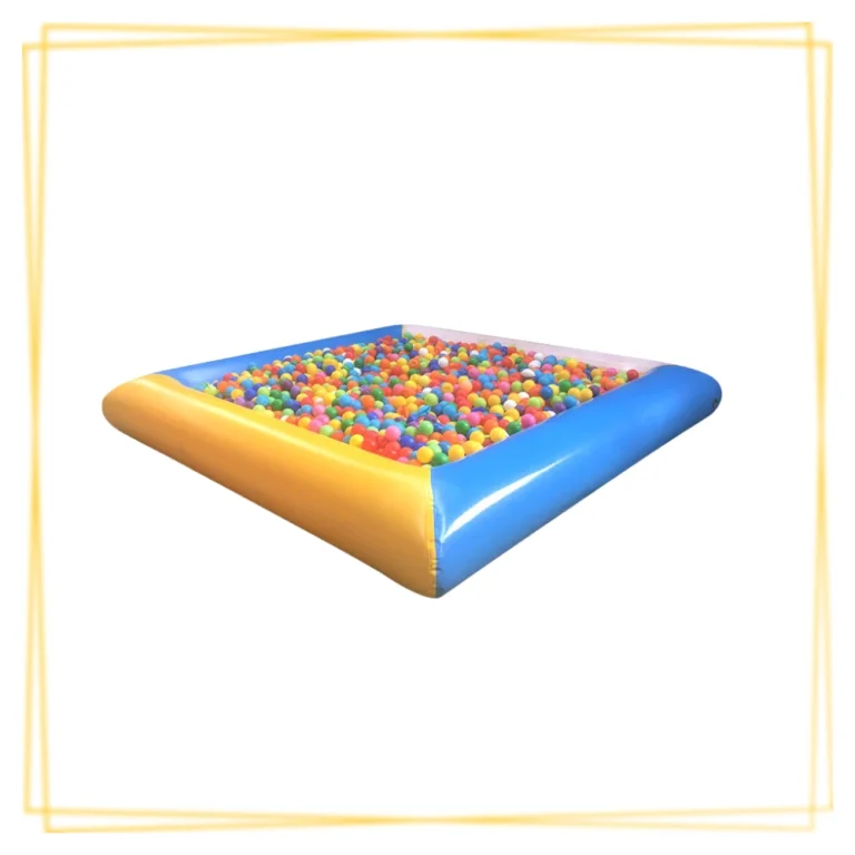 Petit bain de boules gonflable pour enfants