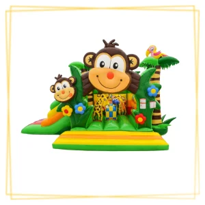 Structure gonflable petite enfance Safari – jeu gonflable sécurisé pour enfants de 4 à 7 ans