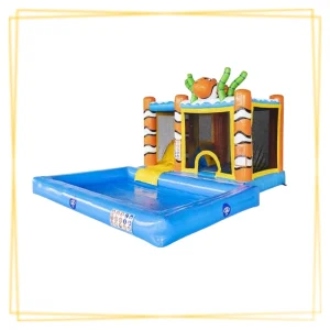 Structure gonflable aquatique Nemo avec bassin pour enfants